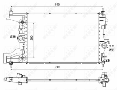Radiateur, refroidissement du moteur