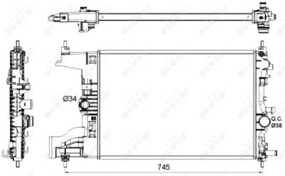 Radiateur, refroidissement du moteur