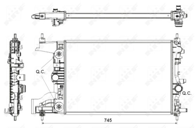 Radiateur, refroidissement du moteur