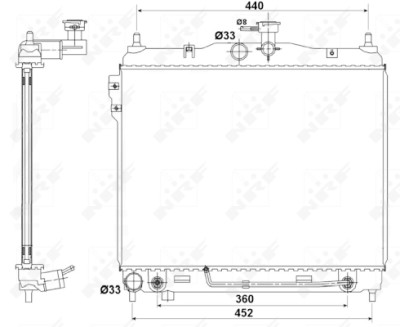 Radiateur, refroidissement du moteur
