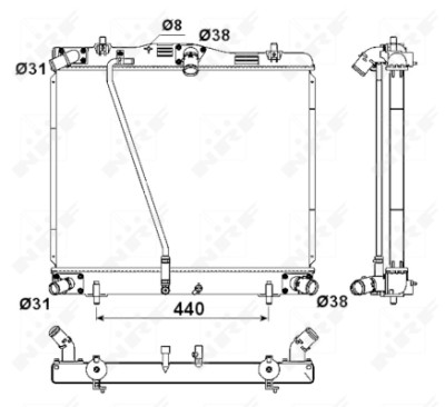 Radiateur, refroidissement du moteur
