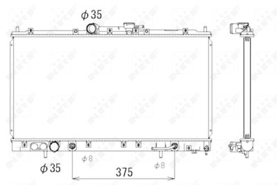 Radiateur, refroidissement du moteur