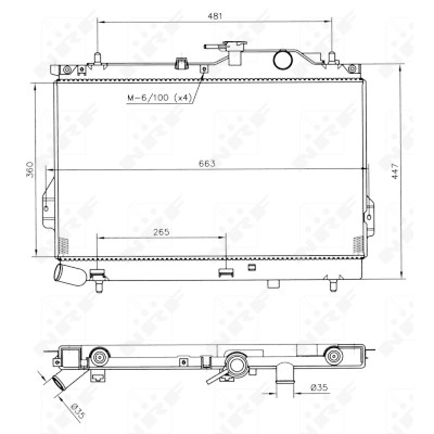 Radiateur, refroidissement du moteur