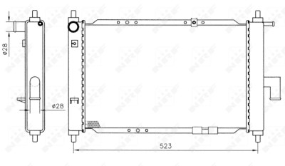 Radiateur, refroidissement du moteur