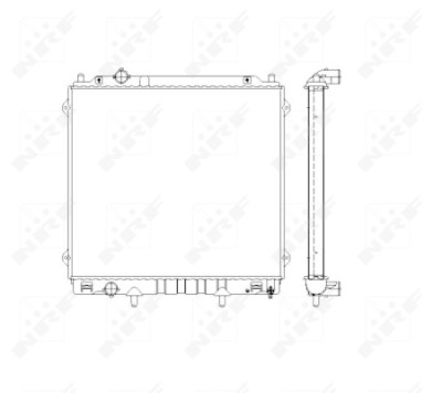 Radiateur, refroidissement du moteur NRF 53480