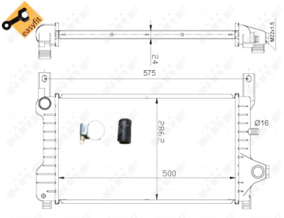 Radiateur, refroidissement du moteur