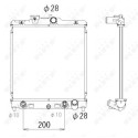 Radiateur, refroidissement du moteur NRF 536355