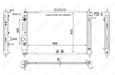 Radiateur, refroidissement du moteur
