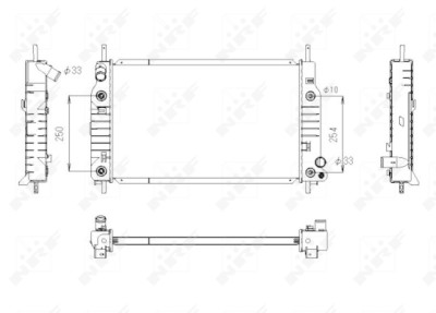 Radiateur, refroidissement du moteur