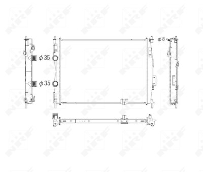 Radiateur, refroidissement du moteur