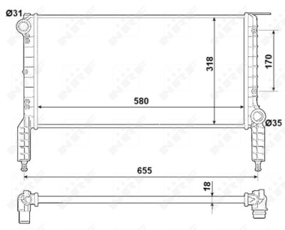 Radiateur, refroidissement du moteur