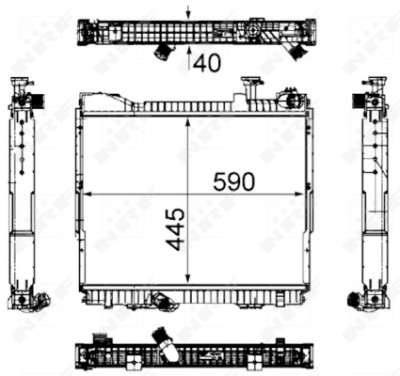 Radiateur, refroidissement du moteur
