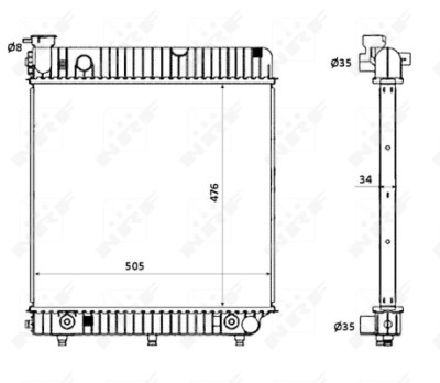 Radiateur, refroidissement du moteur