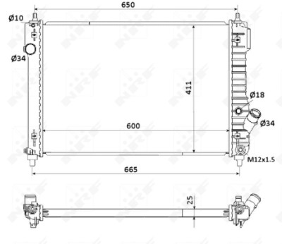 Radiateur, refroidissement du moteur