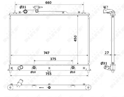 Radiateur, refroidissement du moteur
