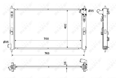 Radiateur, refroidissement du moteur
