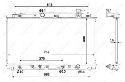 Radiateur, refroidissement du moteur
