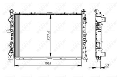 Radiateur, refroidissement du moteur