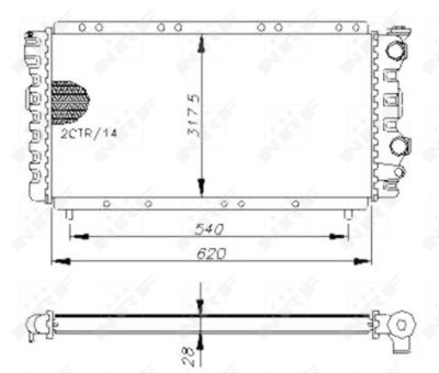 Radiateur, refroidissement du moteur