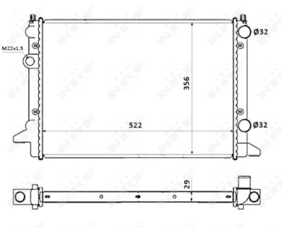 Radiateur, refroidissement du moteur