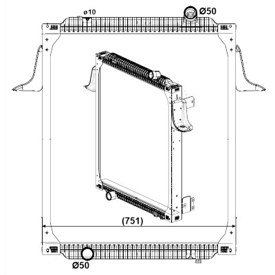 Radiateur, refroidissement du moteur