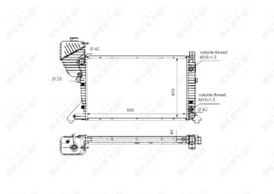 Radiateur, refroidissement du moteur