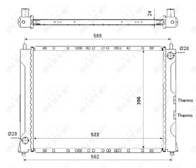 Radiateur, refroidissement du moteur