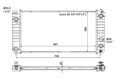 Radiateur, refroidissement du moteur