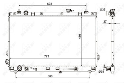 Radiateur, refroidissement du moteur