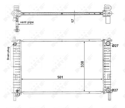 Radiateur, refroidissement du moteur