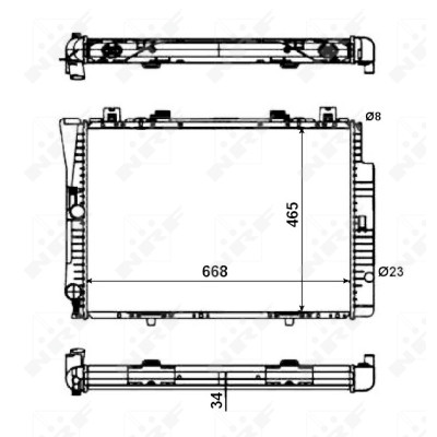 Radiateur, refroidissement du moteur