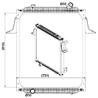 Radiateur, refroidissement du moteur