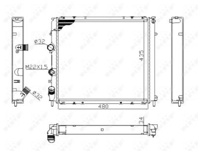 Radiateur, refroidissement du moteur