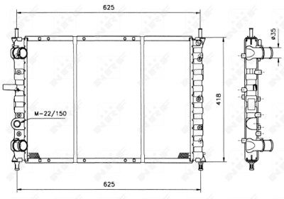 Radiateur, refroidissement du moteur