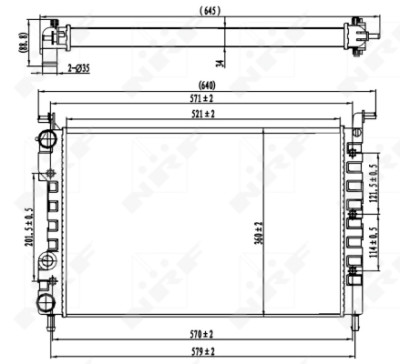 Radiateur, refroidissement du moteur