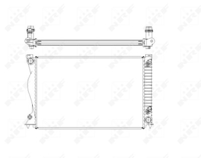 Radiateur, refroidissement du moteur NRF 58220