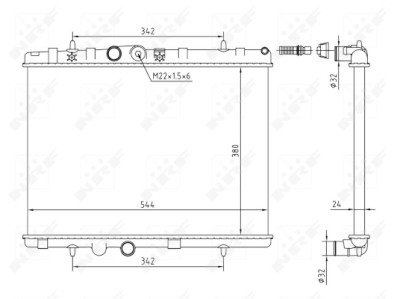 Radiateur, refroidissement du moteur