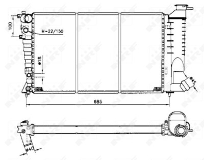 Radiateur, refroidissement du moteur
