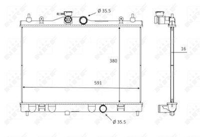 Radiateur, refroidissement du moteur