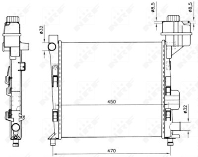 Radiateur, refroidissement du moteur