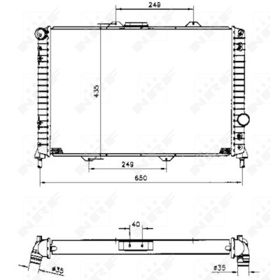 Radiateur, refroidissement du moteur