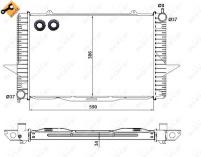 Radiateur, refroidissement du moteur