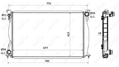 Radiateur, refroidissement du moteur
