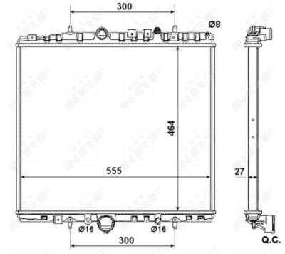 Radiateur, refroidissement du moteur