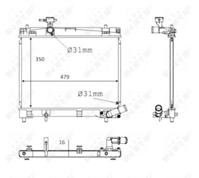 Radiateur, refroidissement du moteur