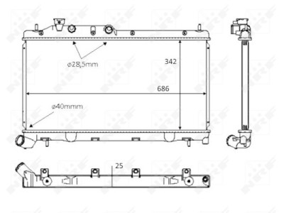 Radiateur, refroidissement du moteur