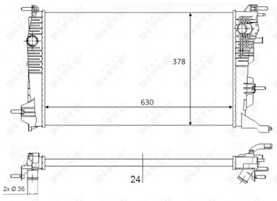 Radiateur, refroidissement du moteur