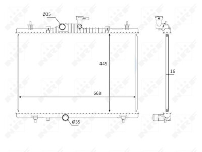 Radiateur, refroidissement du moteur