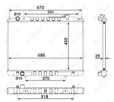 Radiateur, refroidissement du moteur