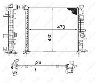Radiateur, refroidissement du moteur